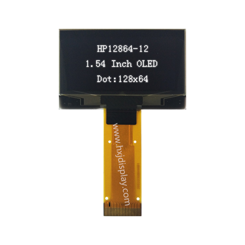 1.54 inch 128×64 oled display panel 24 pin